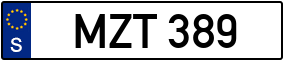 Truck License Plate